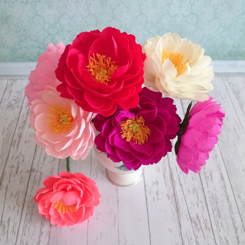 Crepe Paper Flowers