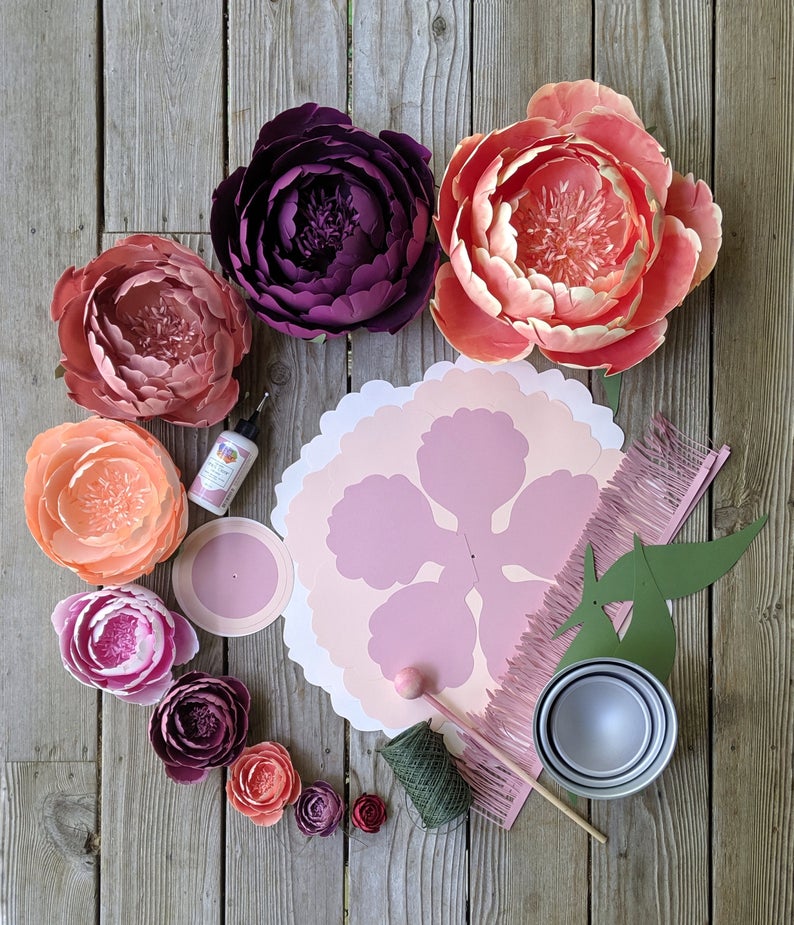 Crepe Paper Flowers