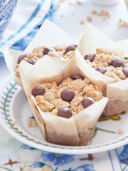 Bakery Style Carrot Cake Muffins (Chocolate Chips)