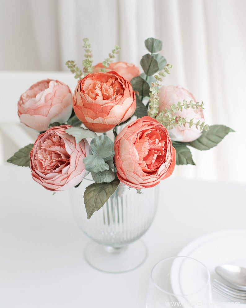 Pretty Paper Peonies for Sale - Happy Happy Nester