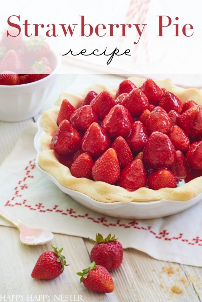 the best fresh strawberry pie recipe pin