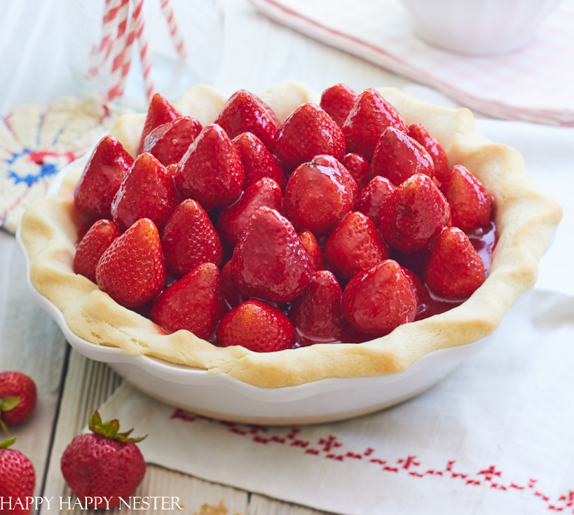 Fresh strawberry online pie