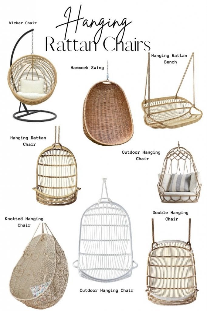 hanging rattan chairs