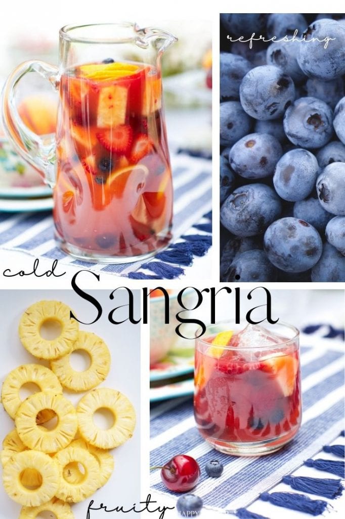 fruity sangria recipe pin