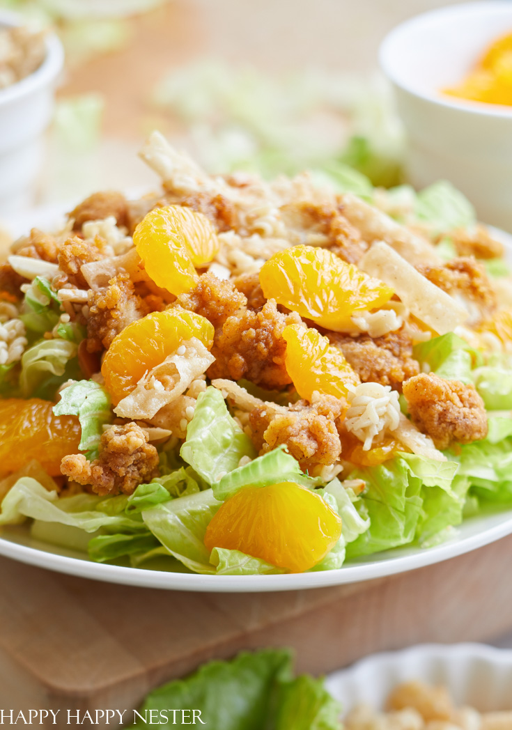 Ramen Noodle Salad with Mandarin Oranges Happy Happy Nester