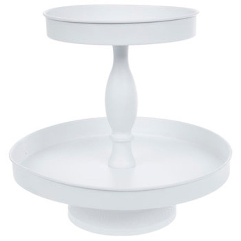 two tiered cake stand
