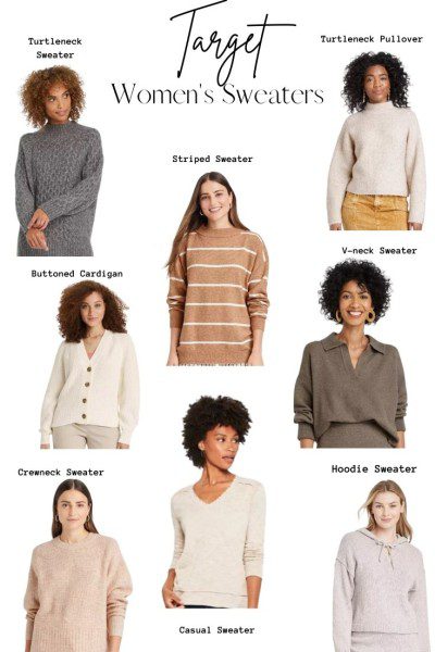 target women's sweaters