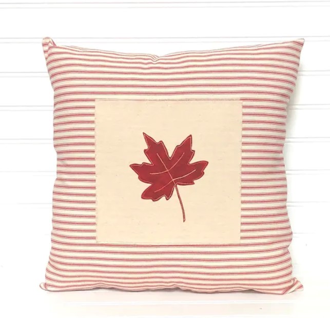 fall leaf pillow