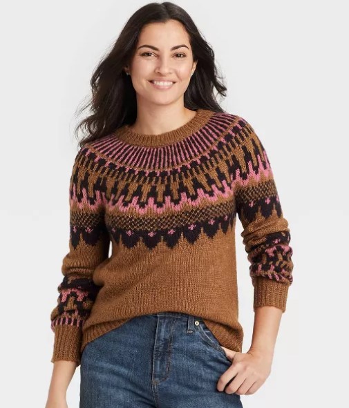 Target women's hotsell sweaters pullovers