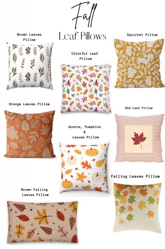 Orange hotsell fall pillows