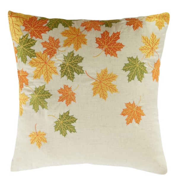 fall leaf shaped pillow