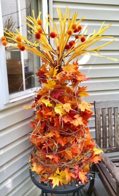 front porch fall decor