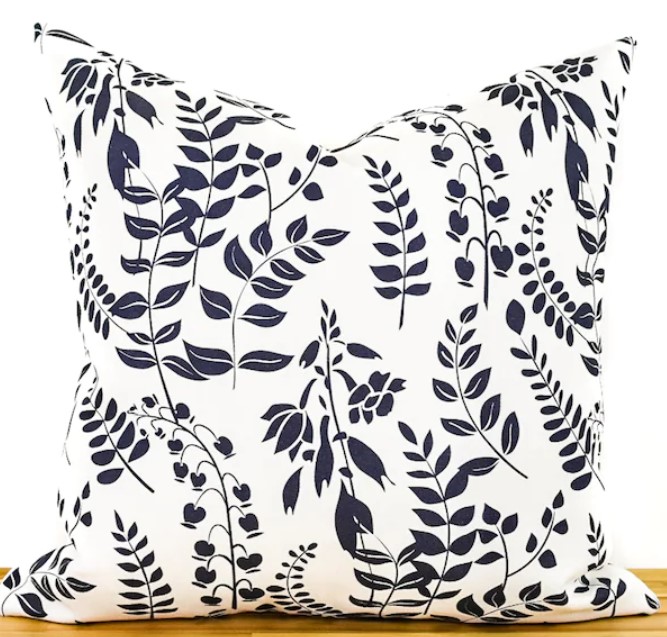 designer leaf pillow fall