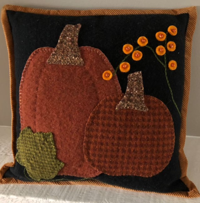 fall leaf pillow
