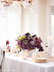 decorate a dining room table for thanksgiving