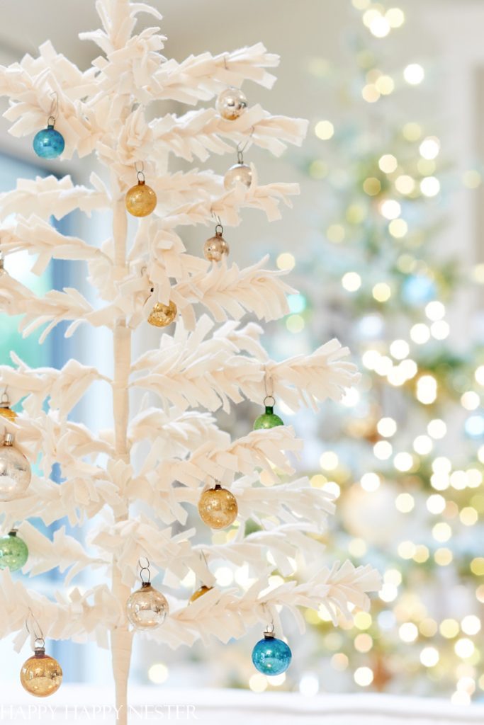 Ice Blue Christmas Decorations - Happy Happy Nester