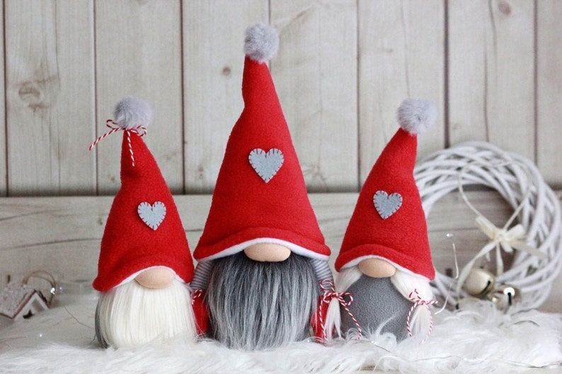 Viking Couple Gnomes - Christmas Gnome - Love Couple - Holiday Gift -  holiday decorations - Christmas Unique Decorations - Scandinavian