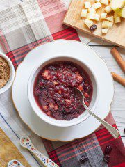 jazz up canned cranberry sauce recipe