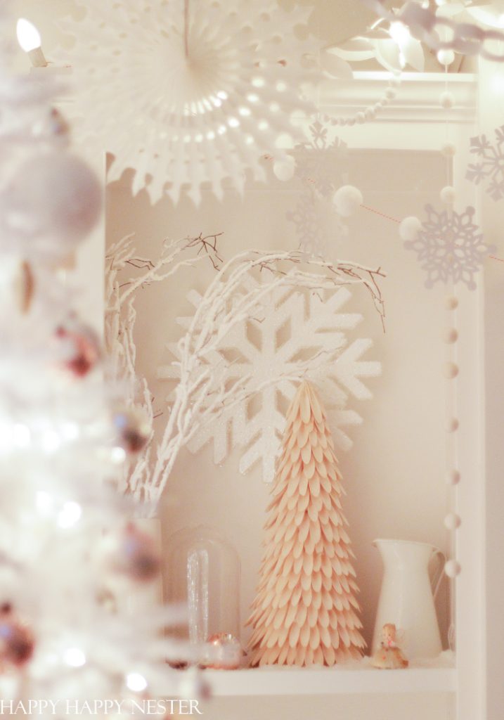 Ice Blue Christmas Decorations - Happy Happy Nester