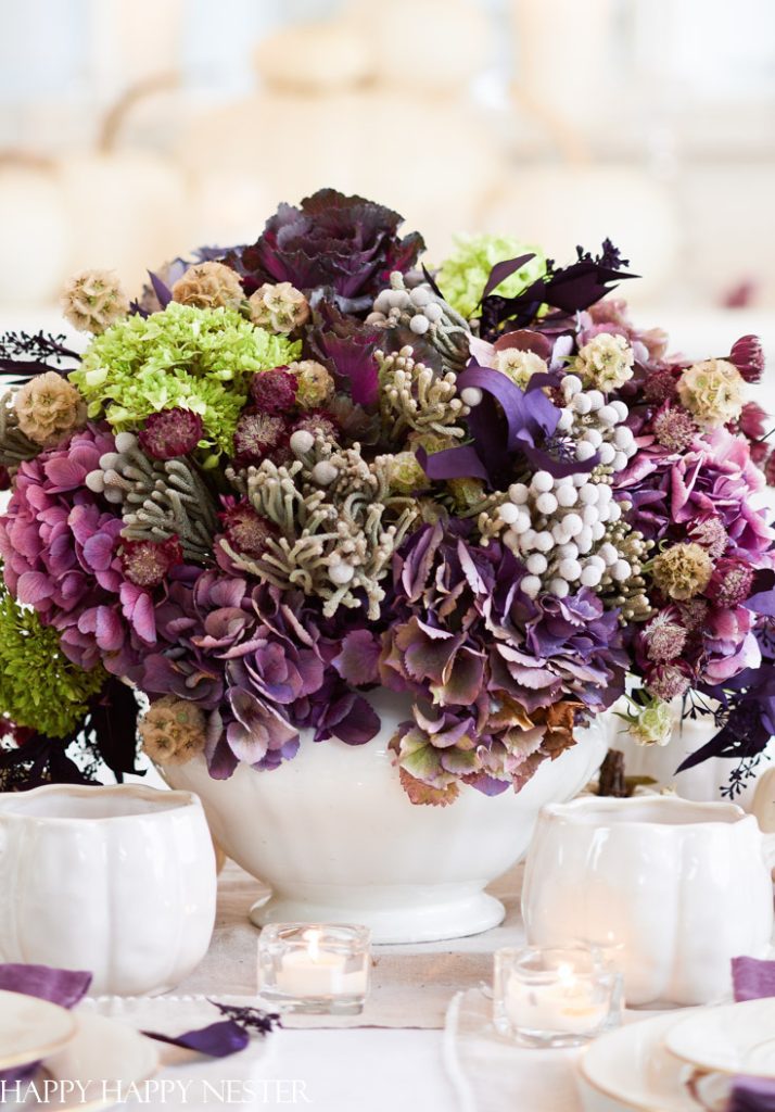 farmhouse flower centerpiece