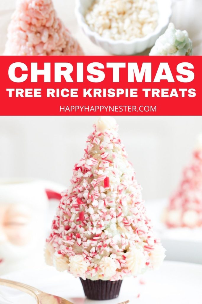 christmas tree rice krispie treats pin