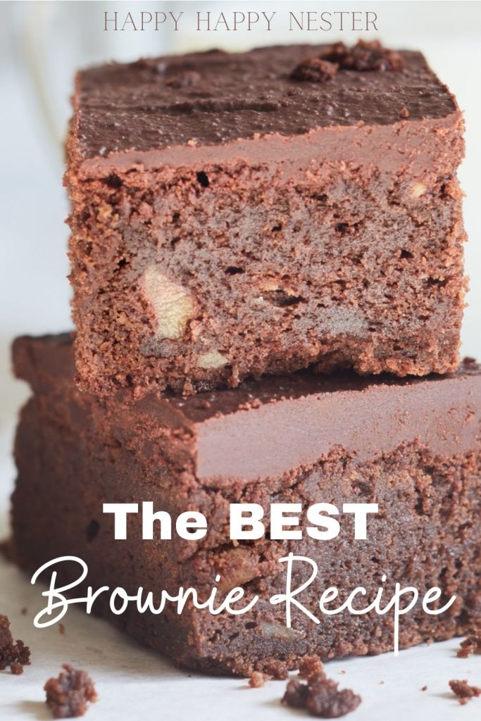 brownie recipe without cocoa powder pin