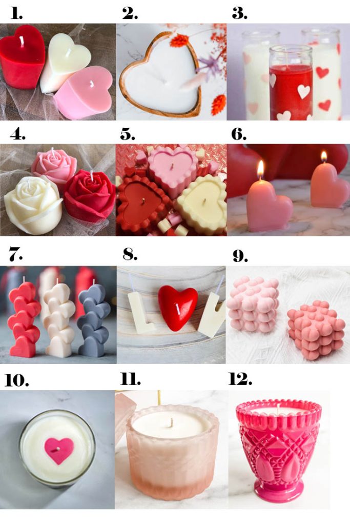 Valentine's mantel decor