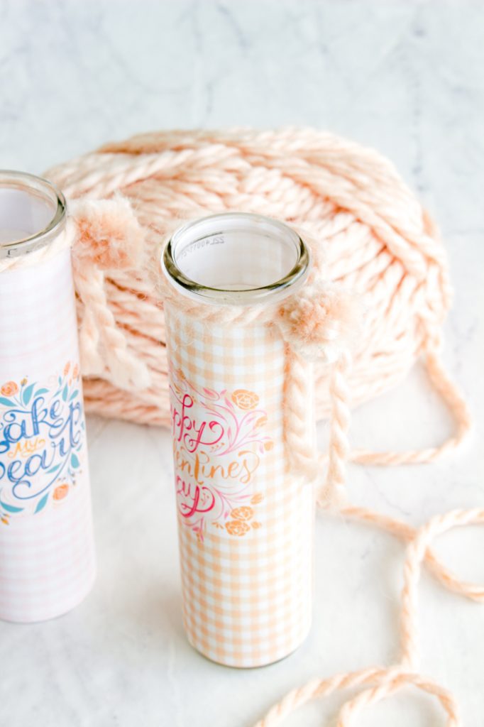 cute valentine's day project with a prayer candle