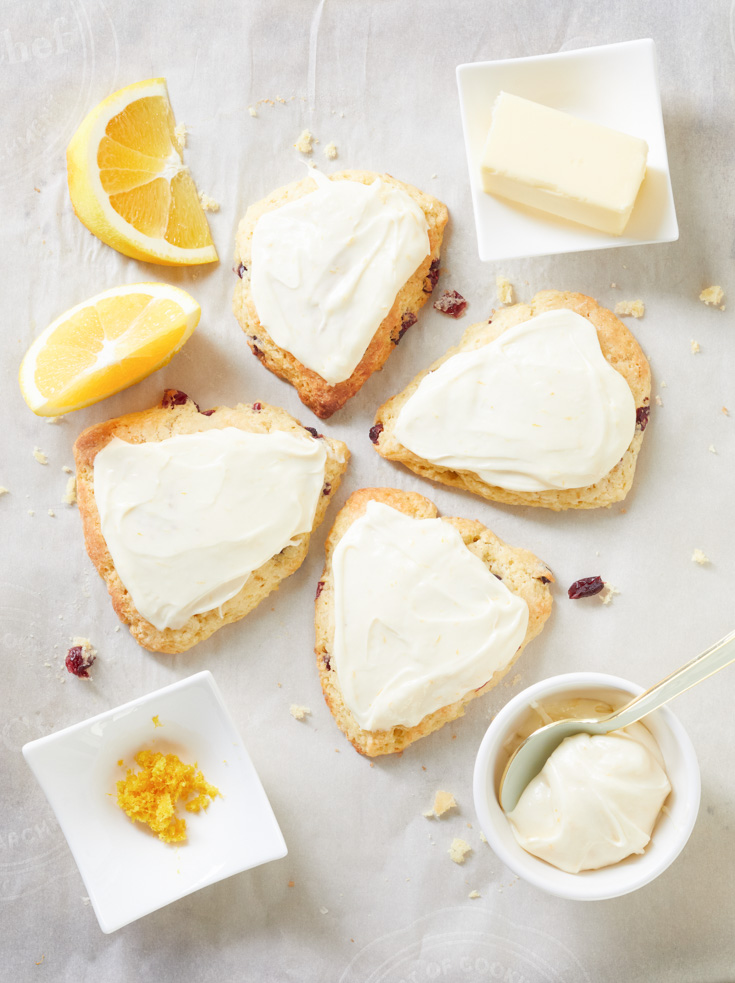 cranberry orange scones