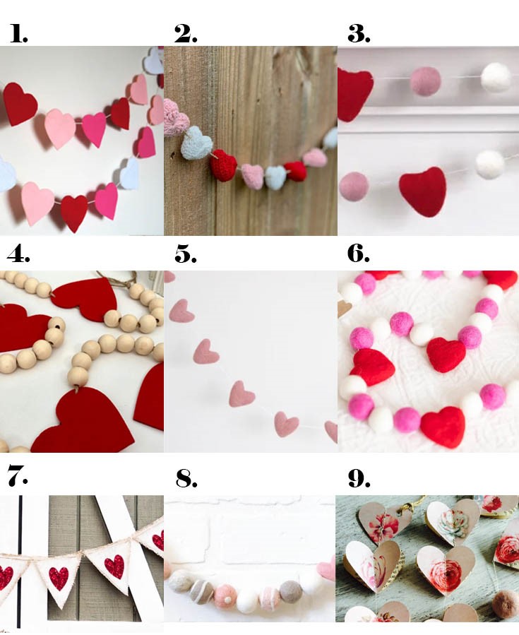 Valentine's Mantel Decor - Happy Happy Nester