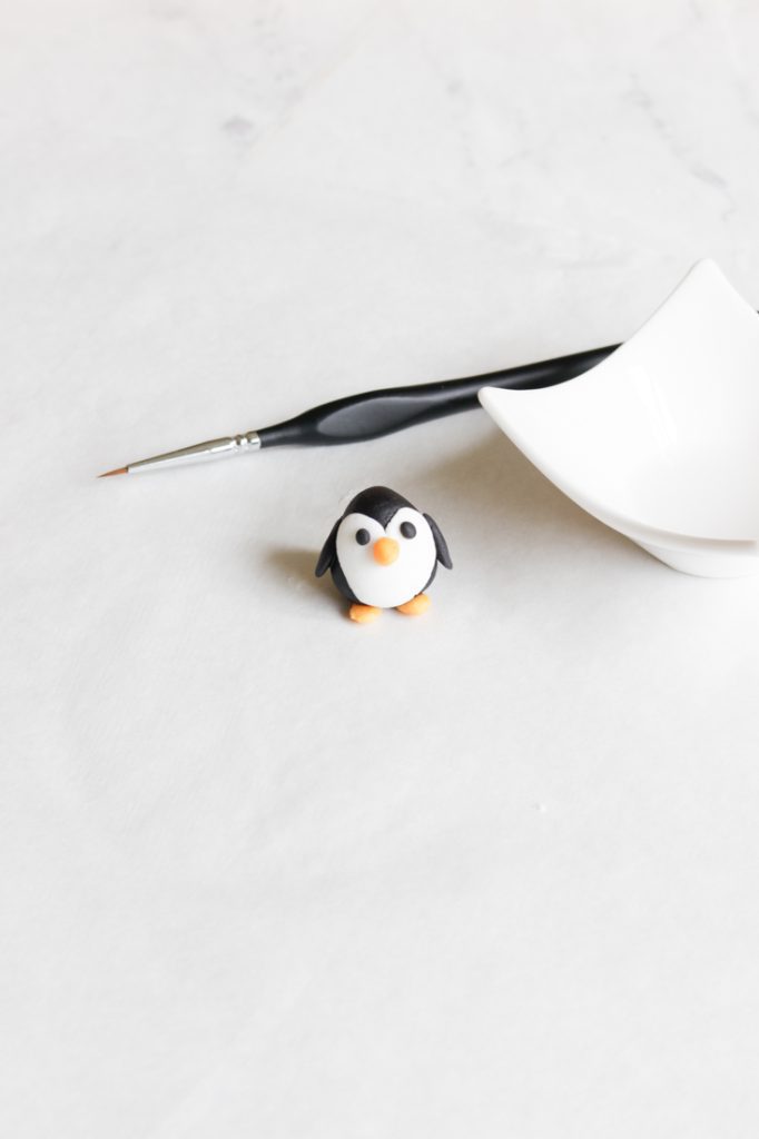 how to make fondant penguins toppers diy