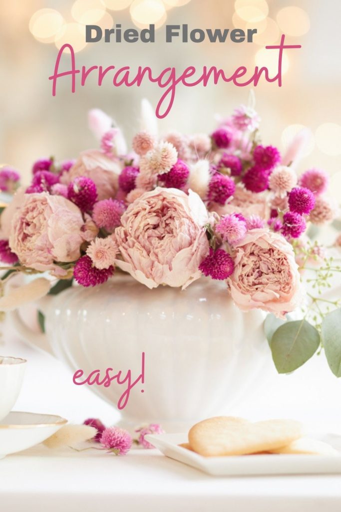 dried flower arrangements pin