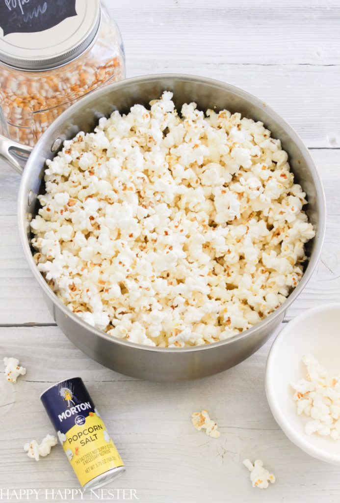 Stovetop Popcorn With Olive Oil Recipe