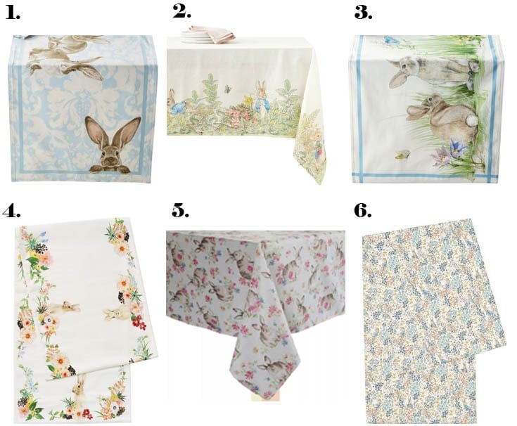 Easter tablecloths