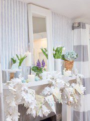 Decorate a Mantel for Easter