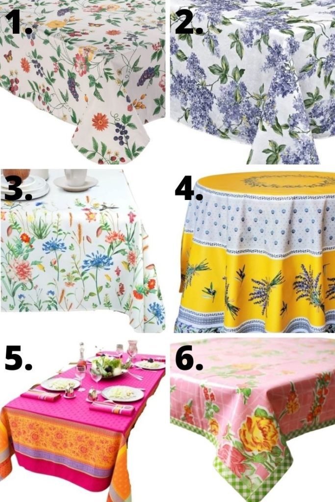 spring tablecloths