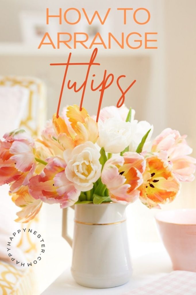 how to arrange tulips pin