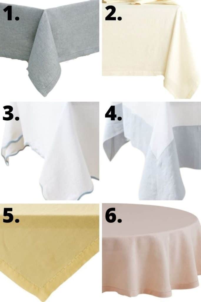 spring tablecloths