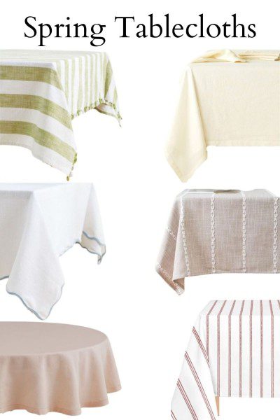 spring tablecloths
