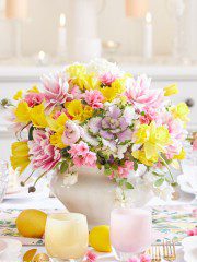 floral centerpiece DIY