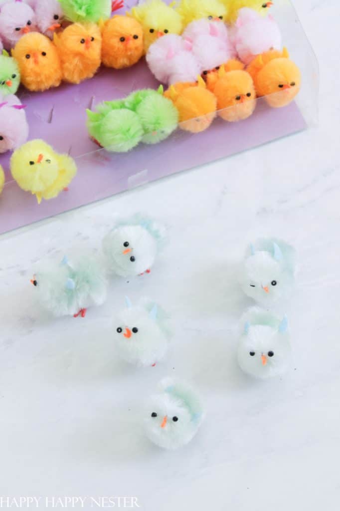 easter chenille chicks