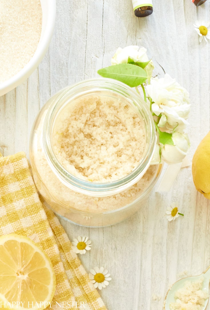 Lemon Sugar Scrub Recipe With Olive Oil