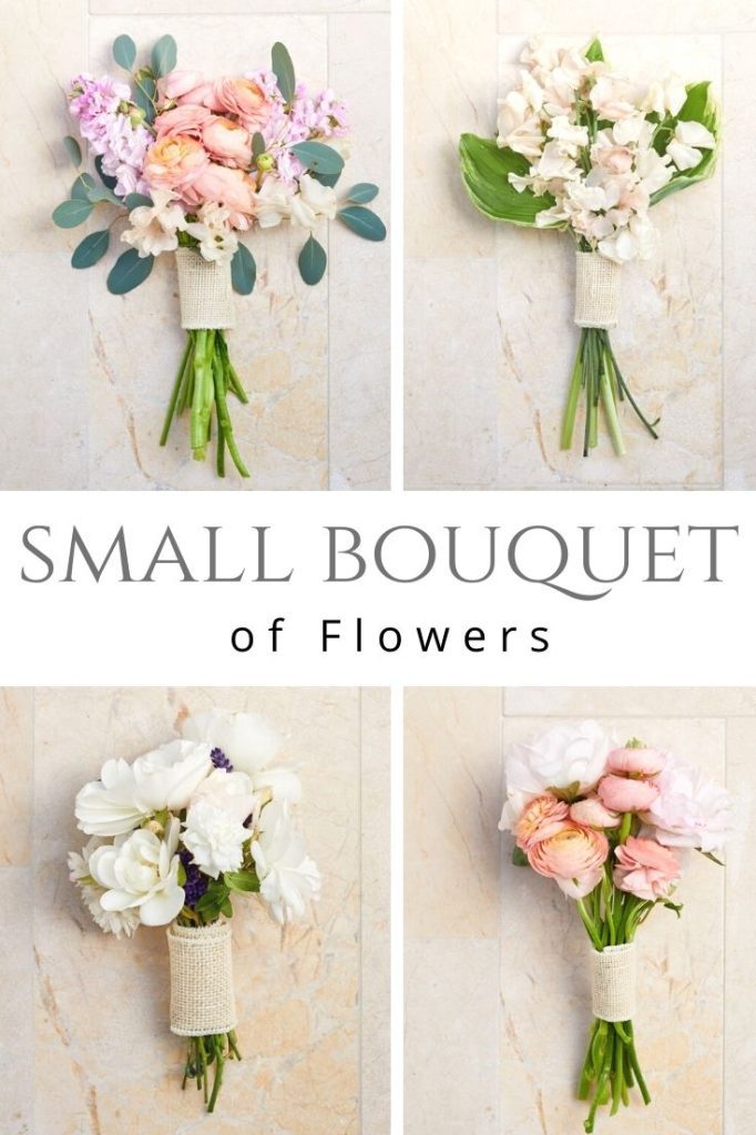 small bouquet of flowers pin