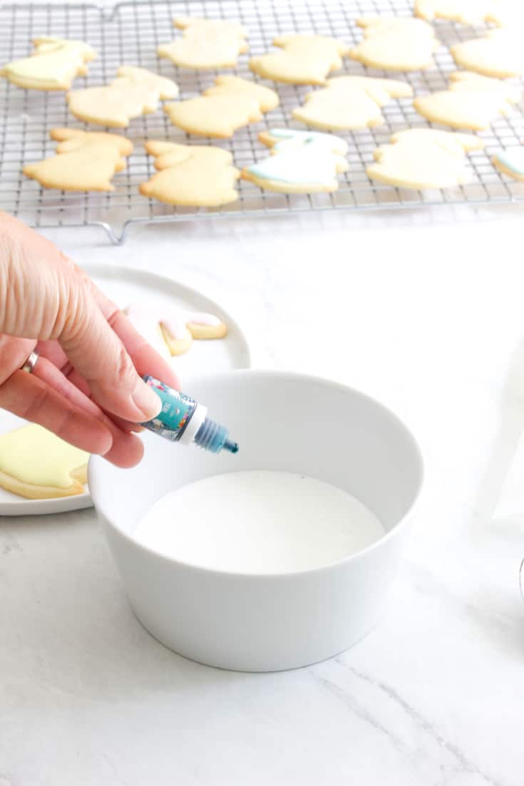 easter bunny cookies