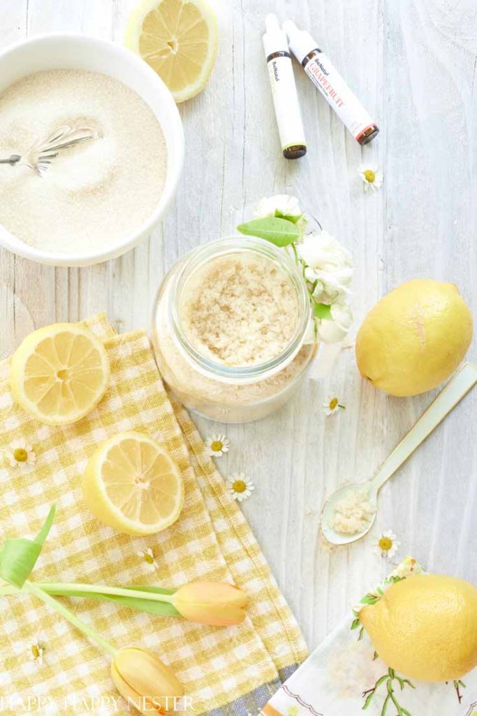 lemon sugar scrub recipe
