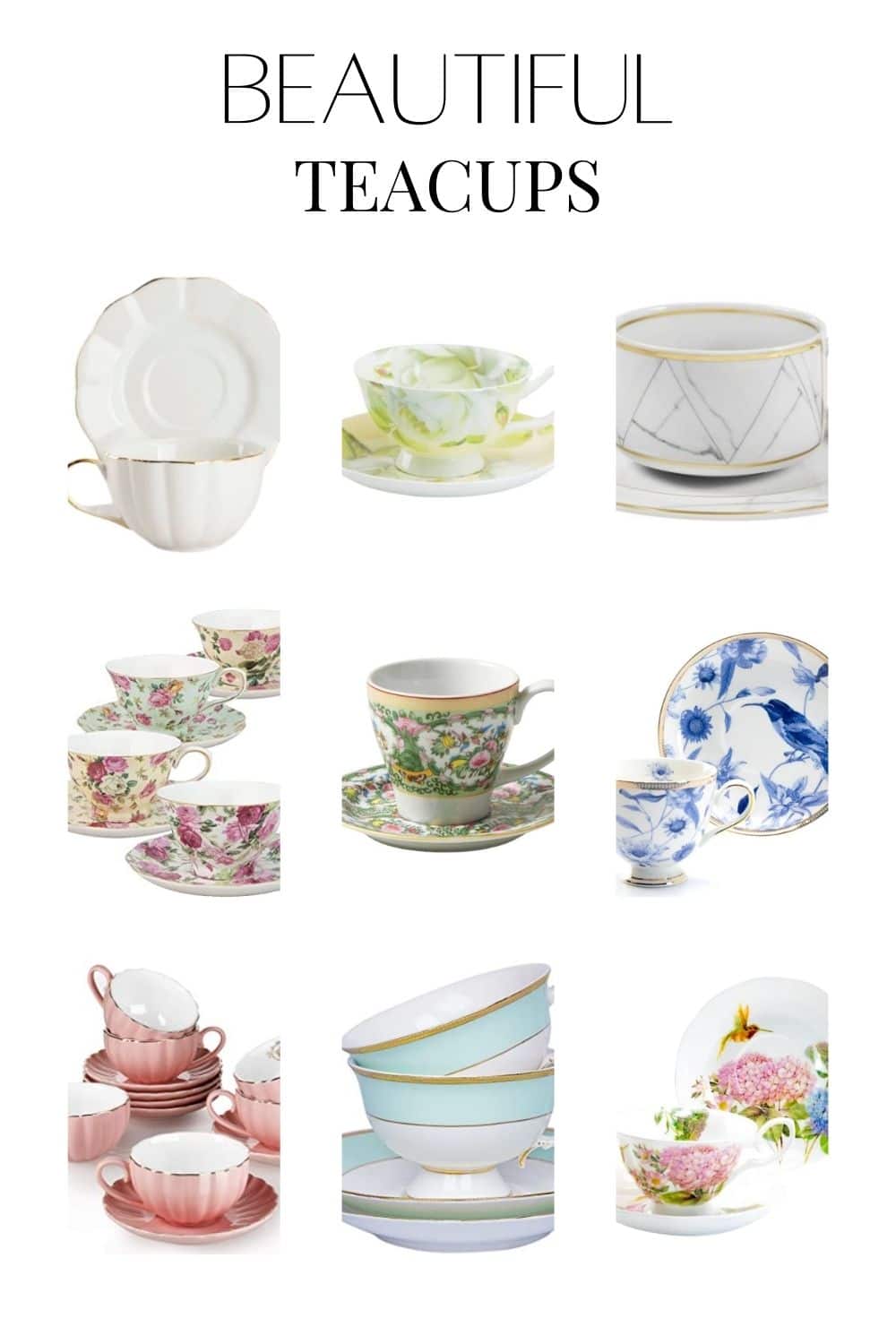 Beautiful Teacups Happy Happy Nester