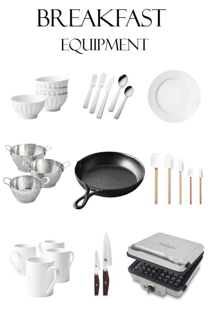 breakfast equipment