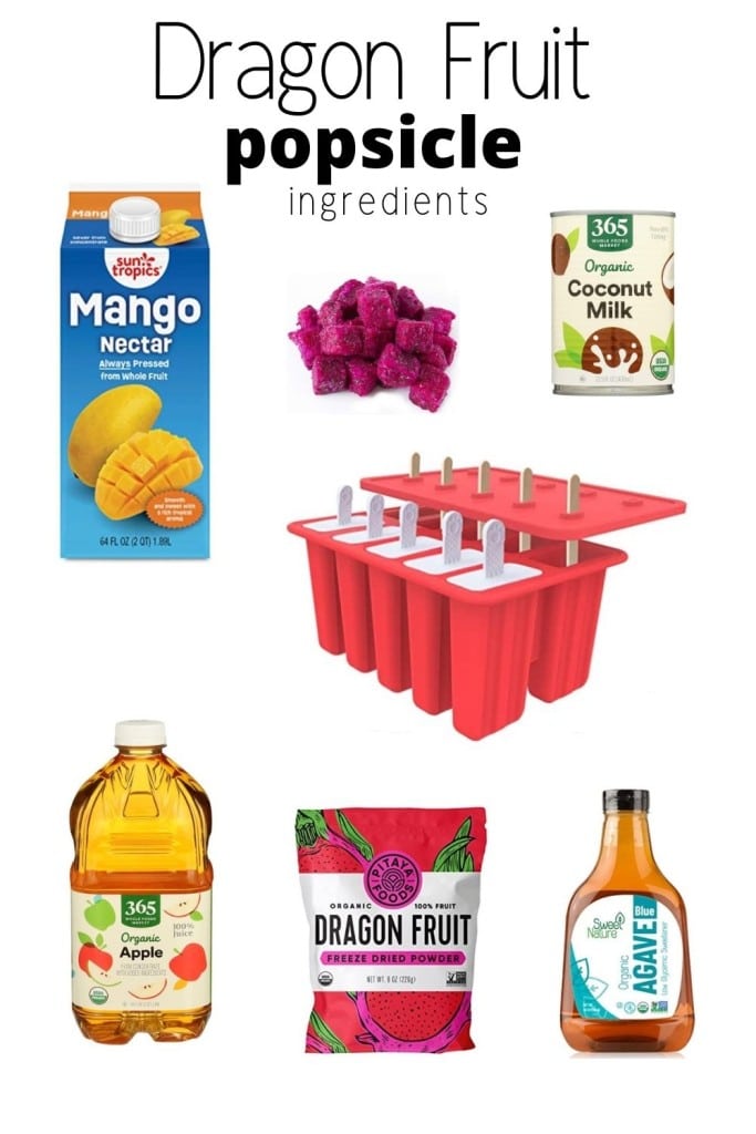 dragon fruit popsicle recipe ingredients