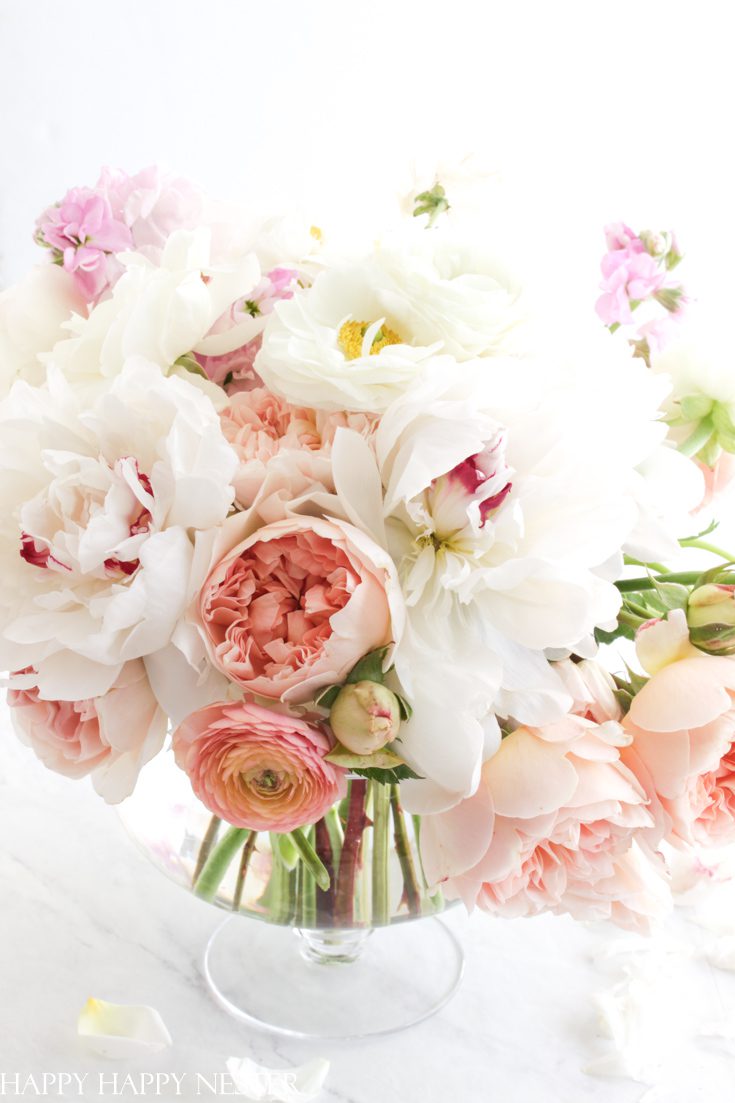 Mini Bouquet - Dried Pink Peony (Paeonia) Arrangement