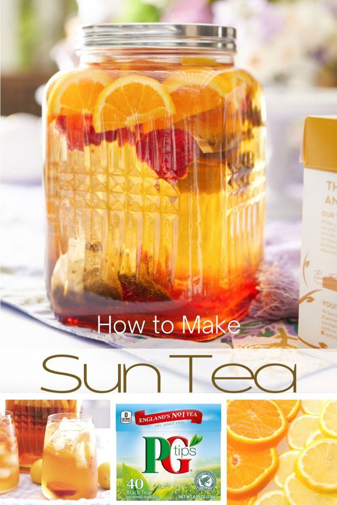 how to make sun tea pin